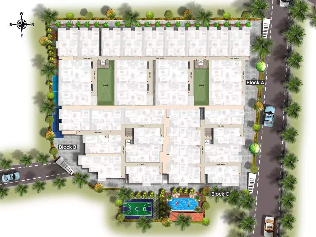  sree lakshmi vallabha residency Layout Plan