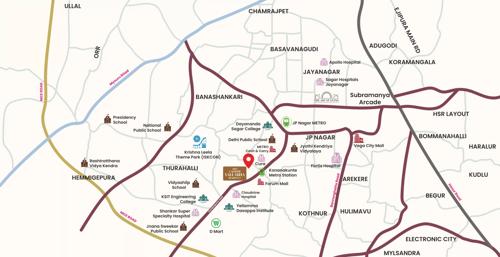  sree-lakshmi-vallabha-residency Location Plan