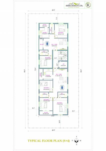  nlite Nlite Cluster Plan from 1st to 2nd Floor