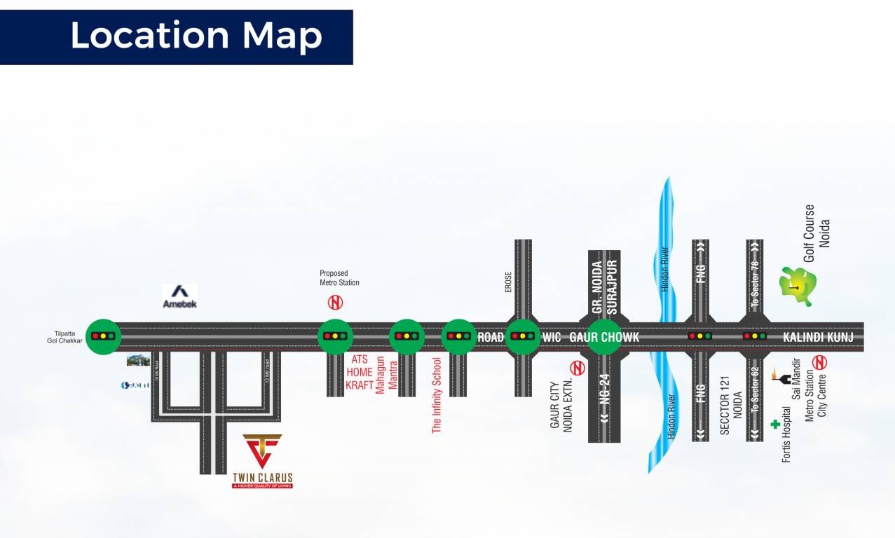 twin clarus Location Plan