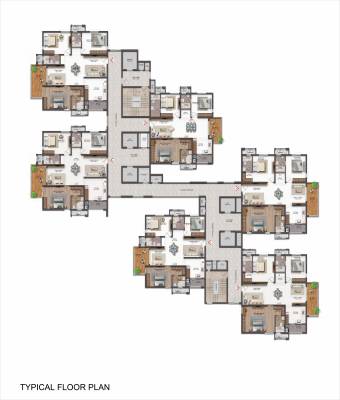  the-vermont Tower -B Cluster Plan for Typical Floor