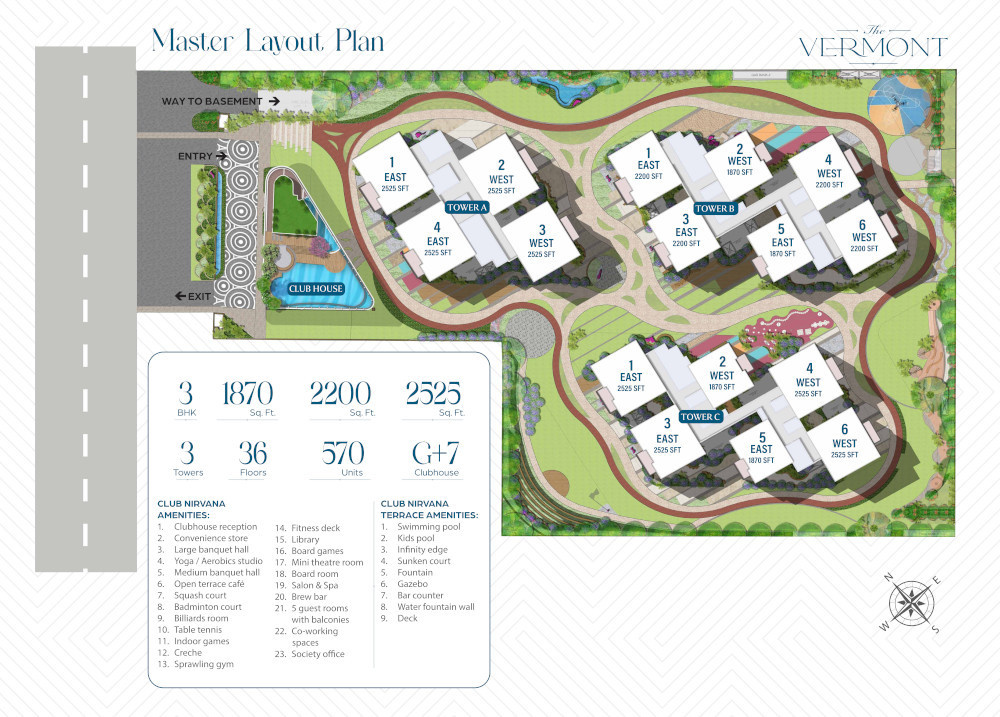  the vermont by nirvana Layout Plan