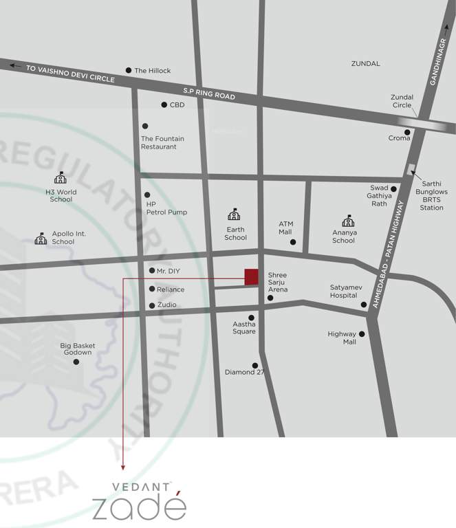  vedant zade Location Plan