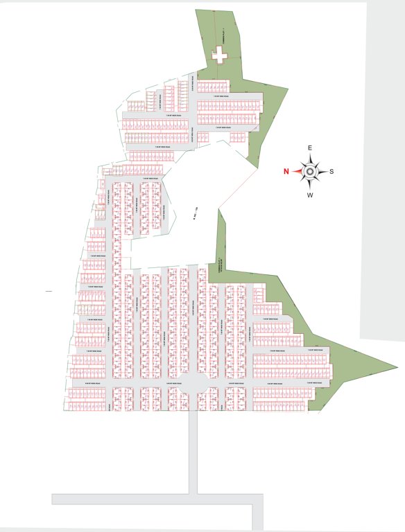  the krishna city phase 1 Layout Plan