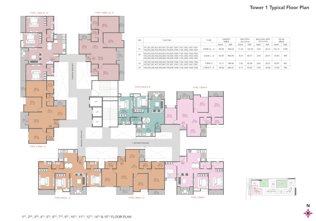  kohinoor viva pixel Cluster Plan