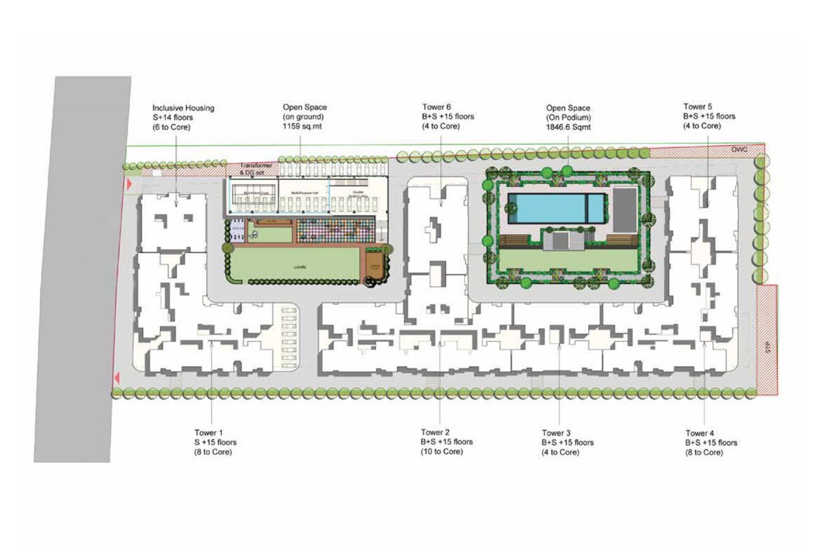  kohinoor viva pixel Layout Plan