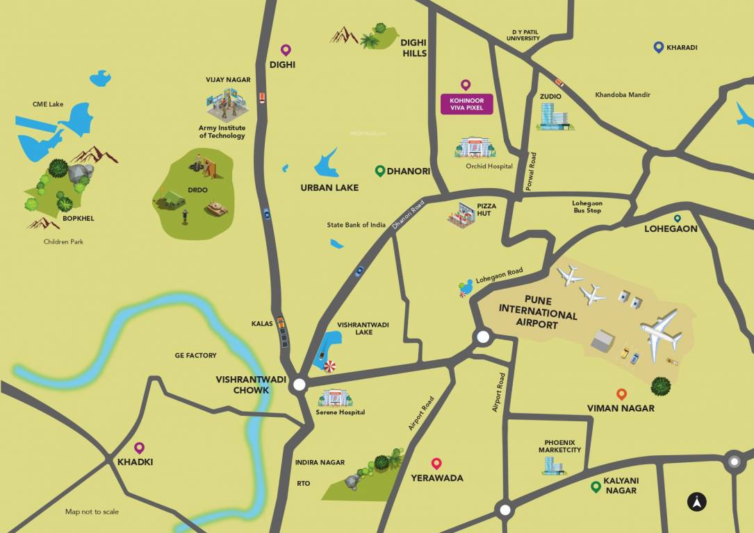  kohinoor viva pixel Location Plan