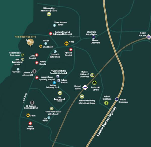  the-prestige-city Location Plan