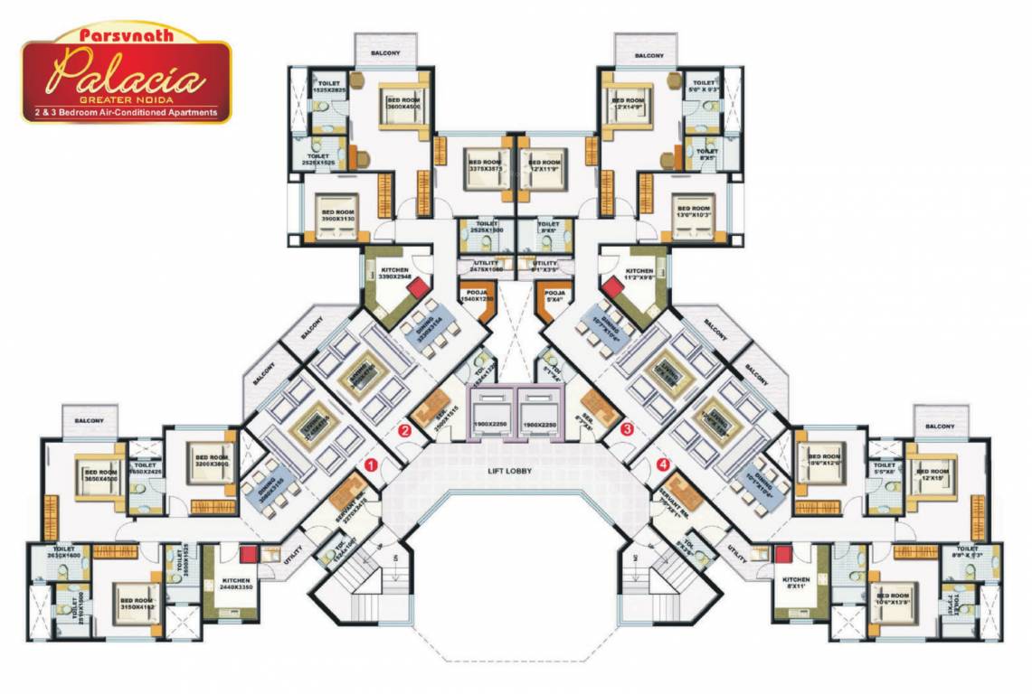 palacia phase ii A1 Cluster Plan