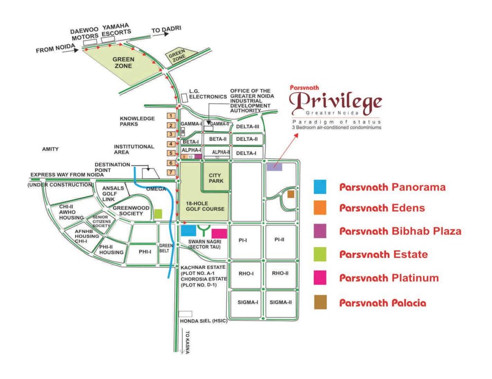  privilege phase iv Location Plan
