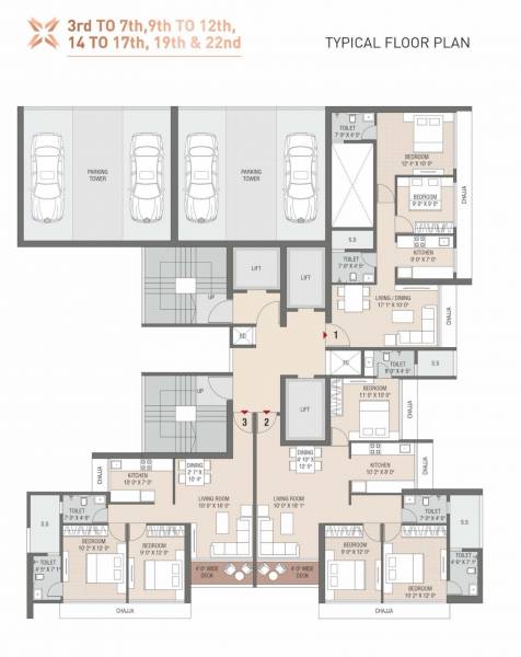  stella Satyam Superstructures Cluster Plan
