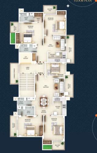  bishnu-elite Bishnu Elite Cluster Plan for ground Floor