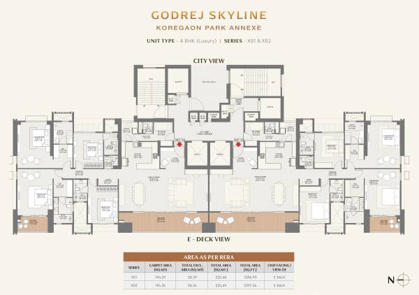  skyline Block A Cluster Plan