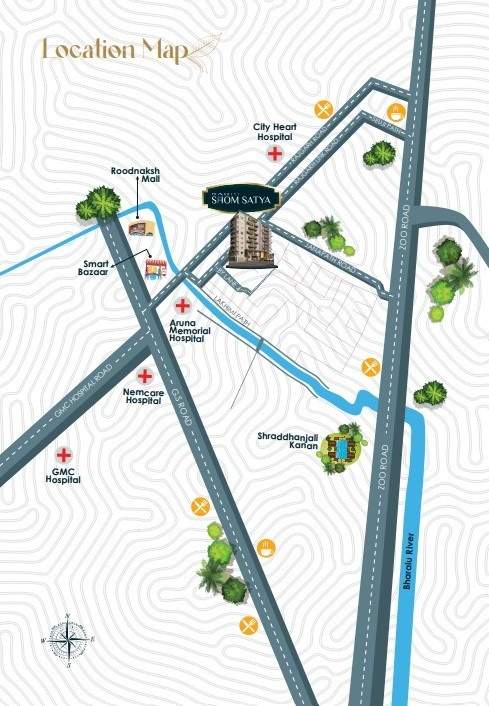  shom satya Location Plan
