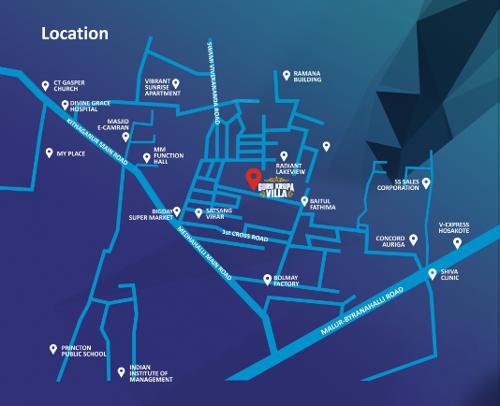  guru-krupa-villa Location Plan