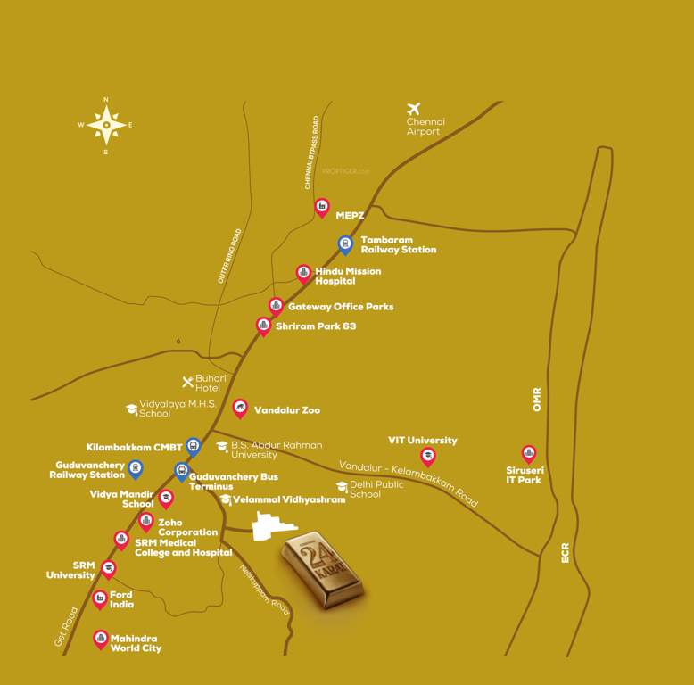  codename 24k Location Plan