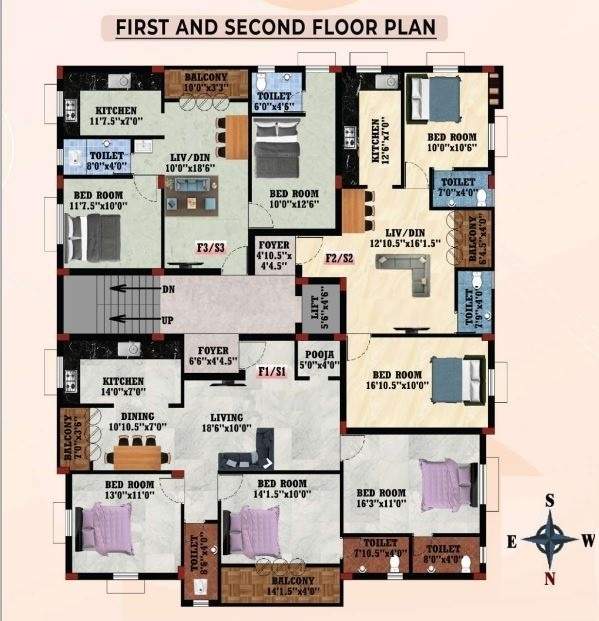  castle Castle Cluster Plan