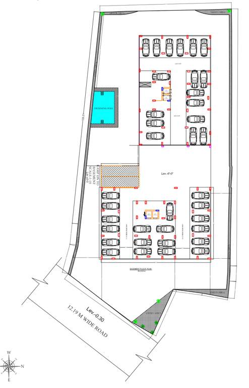  a r green city Tower A Cluster Plan