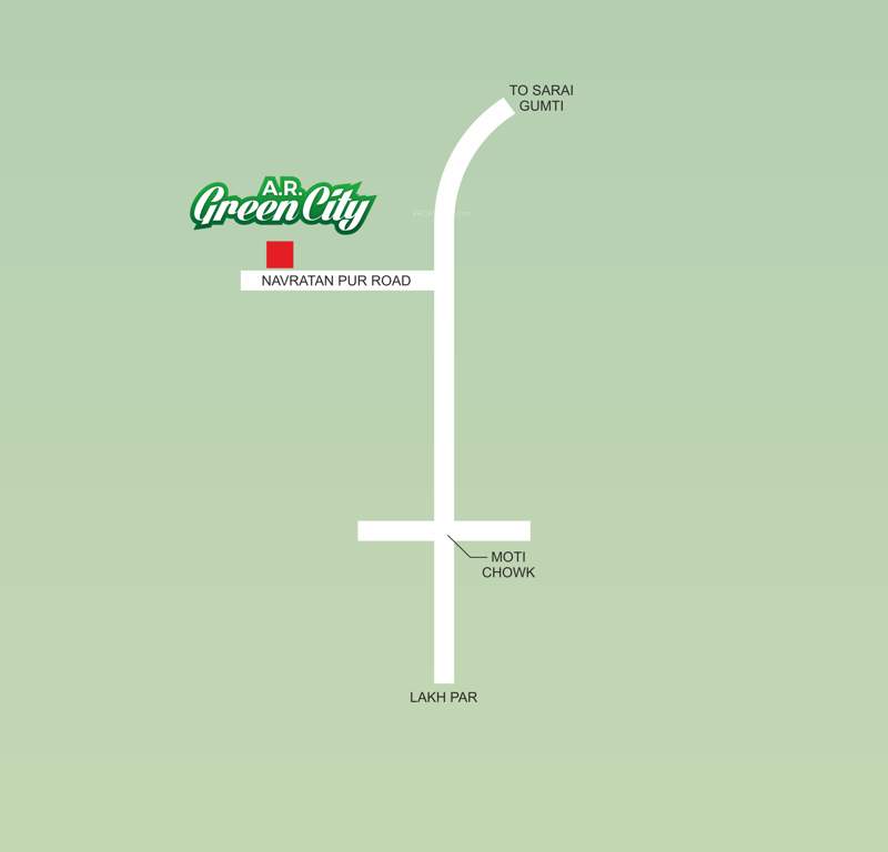  a r green city Location Plan