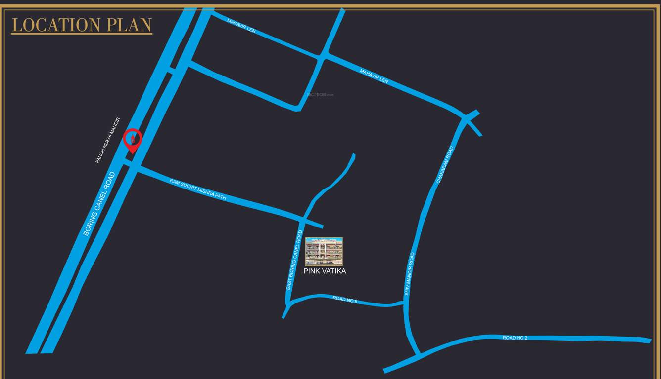  pink vatika homes Location Plan