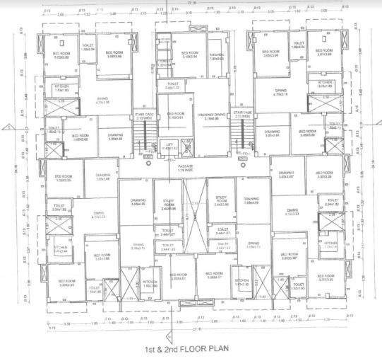  ashok nibha abhishek apartment Ashok Nibha Abhishek Apartment Cluster Plan