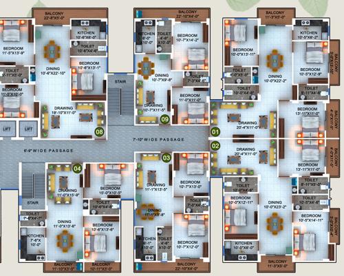  sunrise-sai-enclave Sunrise Sai Enclave Cluster Plan