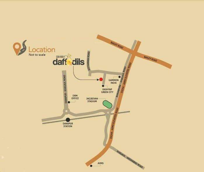  gen x daffodils Location Plan