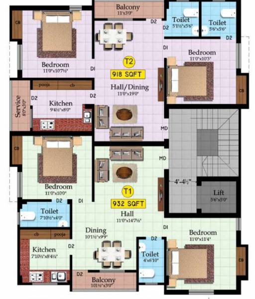  mangalam-nivas Cluster Plan
