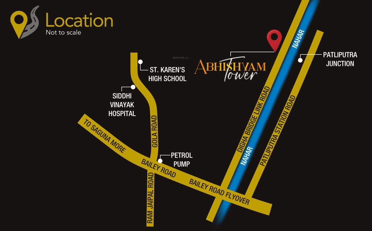  abhishyam tower Location Plan