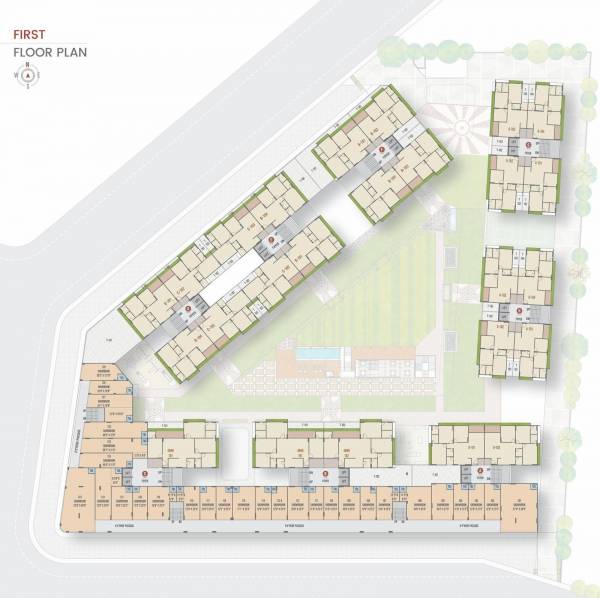  signet 1st Floor Cluster Plan