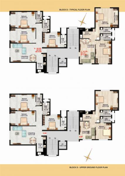  silver-solitude-phase-ii D Cluster Plan from ground to 6th Floor