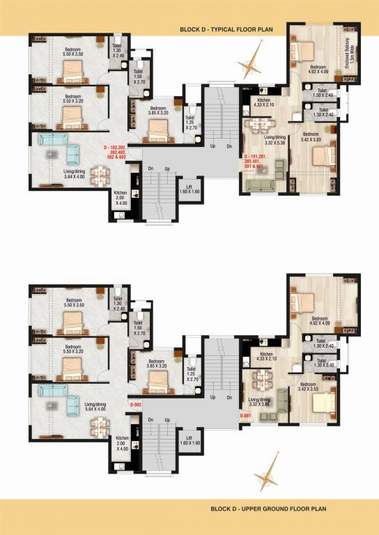  silver solitude phase ii D Cluster Plan from ground to 6th Floor