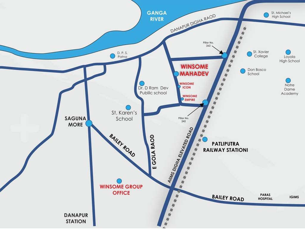  winsome mahadev Location Plan