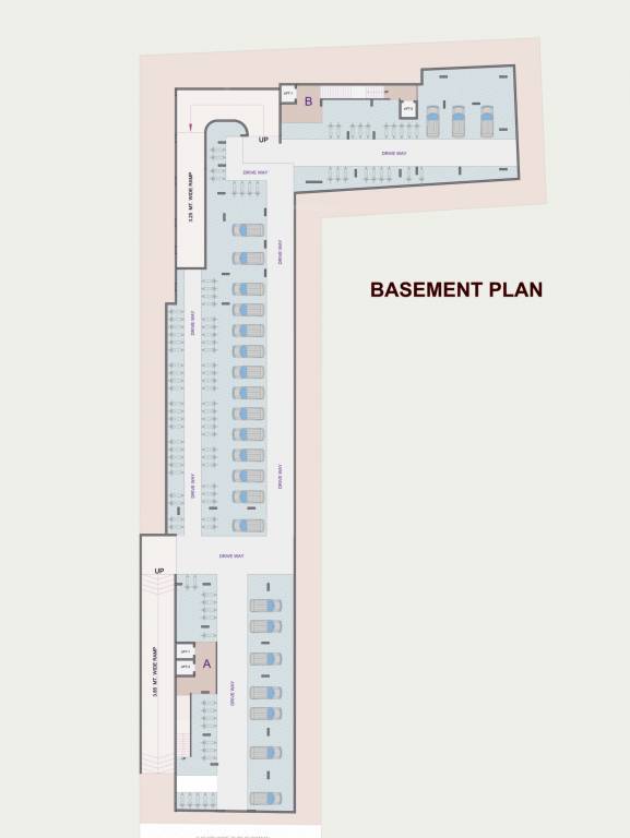  puniyashree vikas appartment Block A Cluster Plan