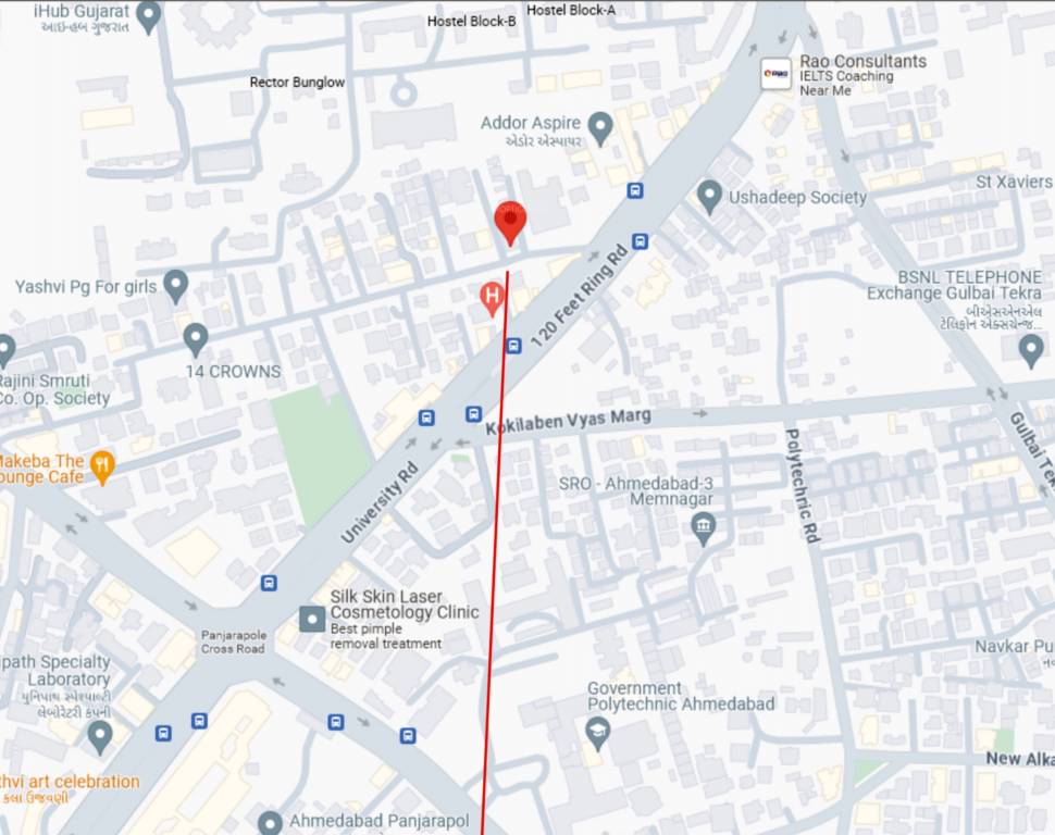  puniyashree vikas appartment Location Plan