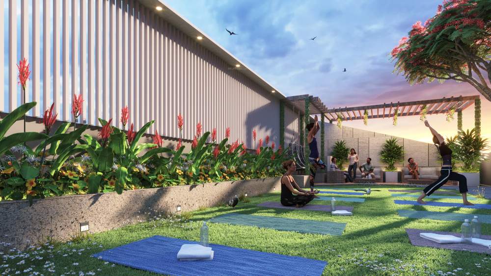  avenue Yoga/ Meditation Area