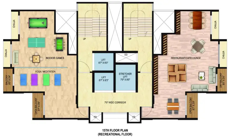  zenith Zenith Building 1 Cluster Plan for 15th Floor