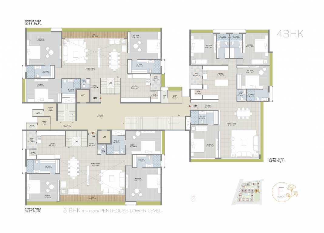 ercole Block F Cluster Plan