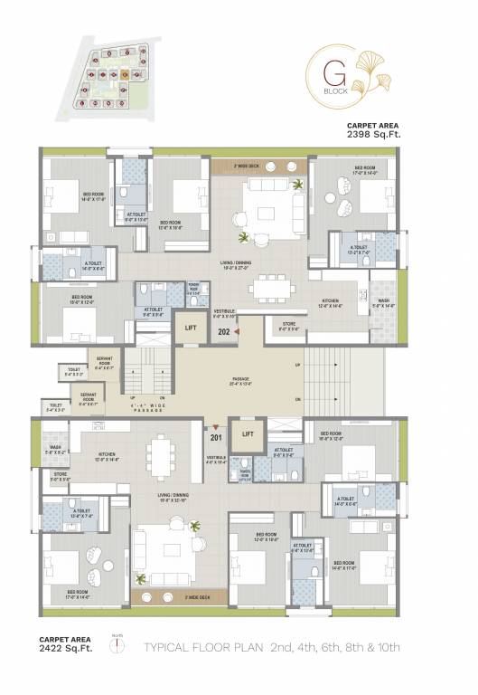 ercole Block G Cluster Plan