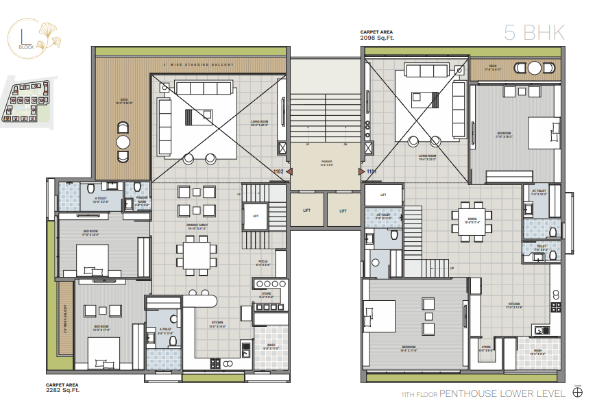 Block L Cluster Plan for 11th Floor ercole Block L Cluster Plan for 11th Floor