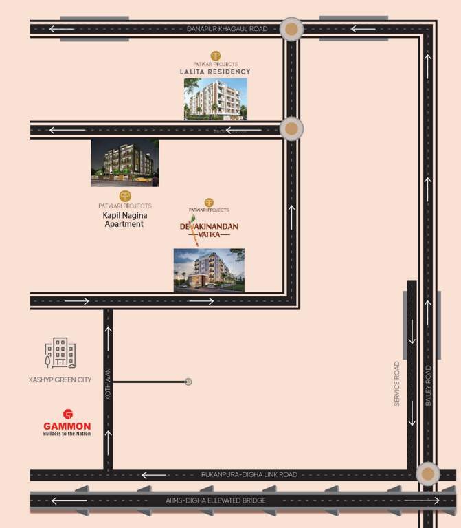  devkinandan vatika Location Plan