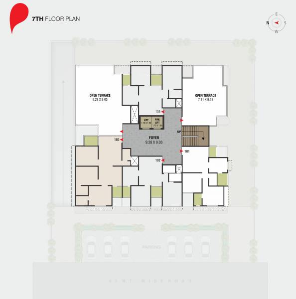  arham-avenue Tower A Cluster Plan
