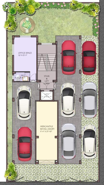  ncb dreams villa Cluster Plan