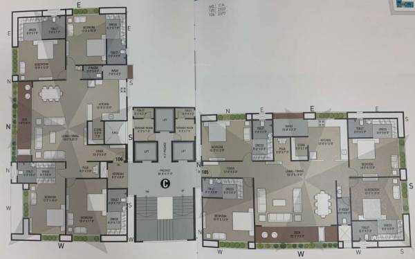  eliza C Cluster Plan
