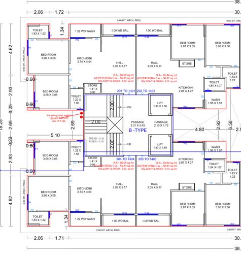 Tower B Cluster Plan from 1st to 14th Floor vastu-elesta Tower B Cluster Plan from 1st to 14th Floor