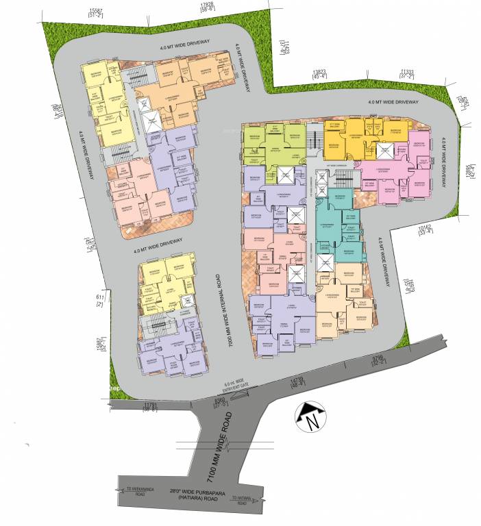  bitasta residency Layout Plan
