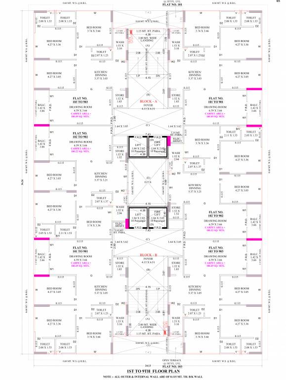  shreemad family 2 A+B Cluster Plan