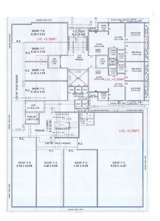  keystone avenue A Cluster Plan
