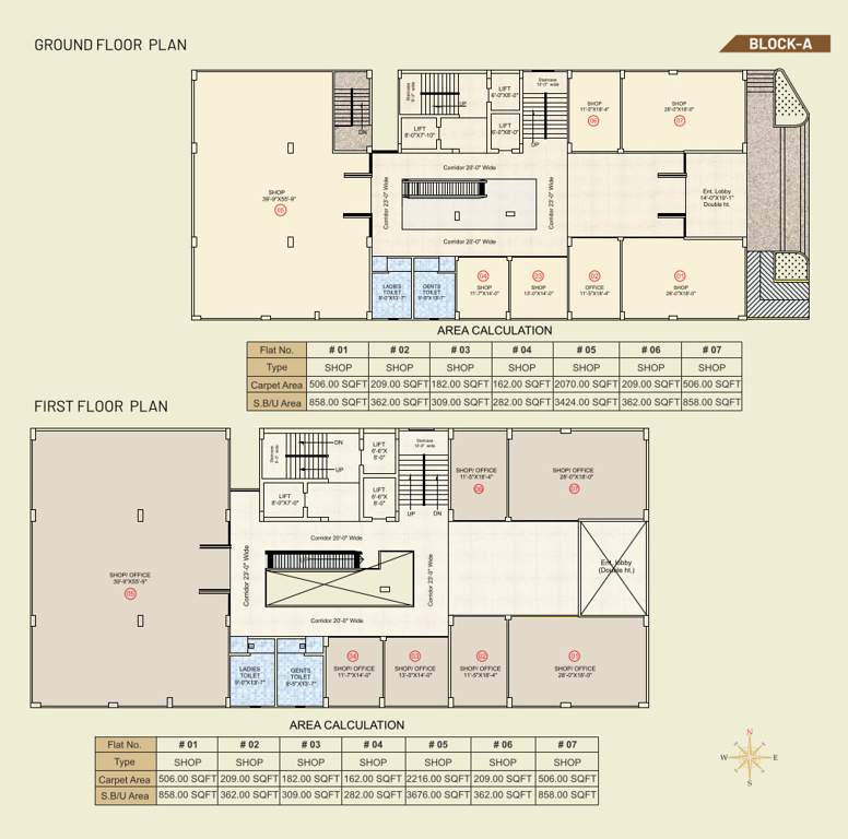  city Block A Cluster Plan