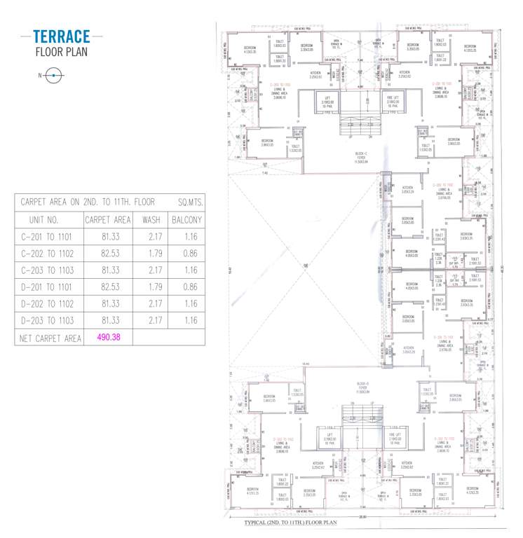  shivalay sky Cluster Plan